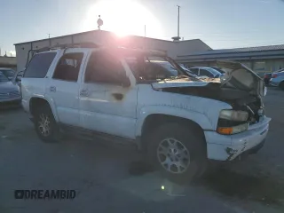 2002 Chevrolet Tahoe Z71 with VIN 1GNEK13Z02R204299, listed as a Copart auction lot 85727214 with 0 mi miles and Non Repairable. Bid and sale history available at carsss.com. Image 4.