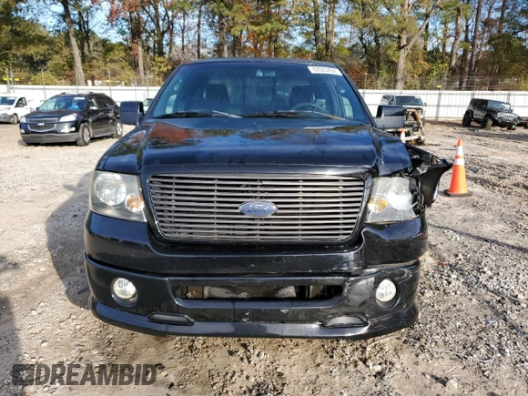 2007 Ford F-150 XL with VIN 1FTPX12567KC10061, listed as a Copart auction lot 82025494 with 81,800 mi miles and Salvage Title. Bid and sale history available at DreamBid. Image 5.