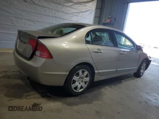 2006 Honda Civic LX with VIN 2HGFA16596H517075, listed as a Copart auction lot 48739855 with 81,174 mi miles and Salvage Title. Bid and sale history available at DreamBid. Image 3.