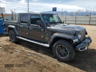 2021 Jeep Gladiator Overland with VIN 1C6HJTFG0ML603872, listed as a Copart auction lot 50242155 with 39,109 mi miles and Salvage title. Bid and sale history available at DreamBid. Image 4.