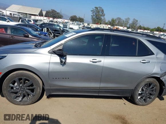 2023 Chevrolet Equinox RS with VIN 3GNAXMEG9PS187746, listed as a IAAI auction lot 42349989 with 22,264 mi miles and . Bid and sale history available at DreamBid. Image 14.