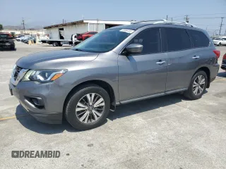 2017 Nissan Pathfinder SV z VIN 5N1DR2MNXHC697143, wystawiony jako Copart lot #59994485 z przebiegiem 133 871 mil mil oraz Czysty tytuł • Clean title. Historia ofert i sprzedaży dostępna na DreamBid. Obrazek 1.