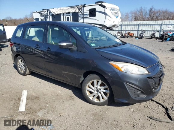 2013 Mazda 5 Sport with VIN JM1CW2BL6D0157780, listed as a Copart auction lot 49246505 with Not Provided miles and Non Repairable. Bid and sale history available at DreamBid. Image 4.