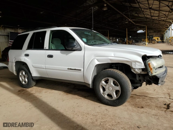 2002 Chevrolet TrailBlazer LS with VIN 1GNDT13S022192689, listed as a Copart auction lot 48826935 with 242,509 mi miles and Salvage Title. Bid and sale history available at carsss.com. Image 4.