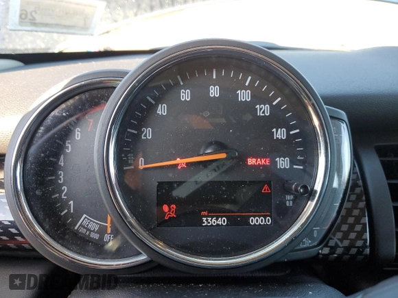 2020 MINI Hardtop 4 Door Cooper S with VIN WMWXU9C05L2L44416, listed as a Copart auction lot 50680405 with 33,640 mi miles and Salvage Title. Bid and sale history available at DreamBid. Image 9.