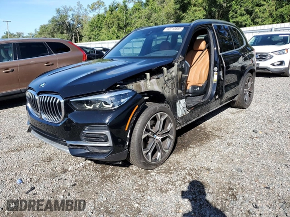 2023 BMW X5 xDrive40i with VIN 5UXCR6C04P9P15644, listed as a Copart auction lot 60710885 with 49,077 mi miles and Salvage title. Bid and sale history available at DreamBid. Image 1.