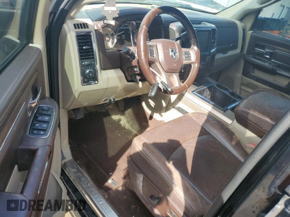 2013 Ram 2500 Laramie Longhorn с VIN 3C6UR5GLXDG530487, выставлен на аукционе Copart как лот 44739255 с пробегом 105 401 миль миль и Списание • Salvage title. История ставок и продаж доступна на DreamBid. Изображение 8.