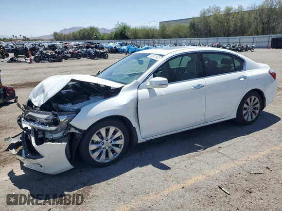 2013 Honda Accord Touring with VIN 1HGCR3F91DA000276, listed as a Copart auction lot 60931425 with 146,661 mi miles and Salvage title. Bid and sale history available at DreamBid. Image 1.