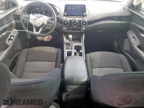 2024 Nissan Sentra SV with VIN 3N1AB8CVXRY206369, listed as a Copart auction lot 58091235 with 21,781 mi miles and Salvage title. Bid and sale history available at DreamBid. Image 8.