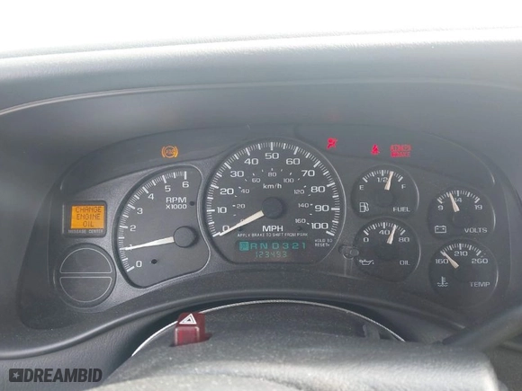 2002 Chevrolet Silverado 1500 LS with VIN 2GCEC19V621159260, listed as a IAAI auction lot 41138845 with 123,493 mi miles. Bid and sale history available at carsss.com. Image 7.