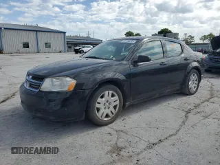 2014 Dodge Avenger SE with VIN 1C3CDZAB2EN188136, listed as a Copart auction lot 66155285 with 111,257 mi miles and Clean title. Bid and sale history available at DreamBid. Image 1.