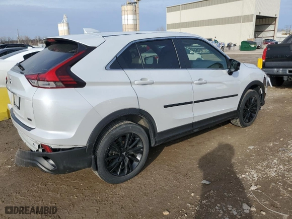 2023 Mitsubishi Eclipse Cross LE with VIN JA4ATVAA6PZ003386, listed as a Copart auction lot 46779775 with 25,628 mi miles and Salvage Title. Bid and sale history available at carsss.com. Image 3.