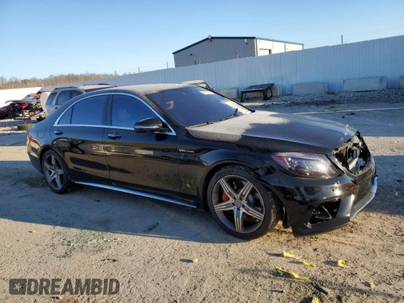 2016 Mercedes-Benz S-Class AMG S 63 with VIN WDDUG7JB2GA212530, listed as a Copart auction lot 86179514 with 143,260 mi miles and Salvage Title. Bid and sale history available at carsss.com. Image 4.
