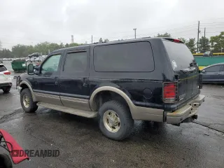 2001 Ford Excursion Limited z VIN 1FMSU43F31EC18728, wystawiony jako Copart lot #58974105 z przebiegiem 266 747 mil mil oraz Szkoda całkowita • Salvage title. Historia ofert i sprzedaży dostępna na DreamBid. Obrazek 2.