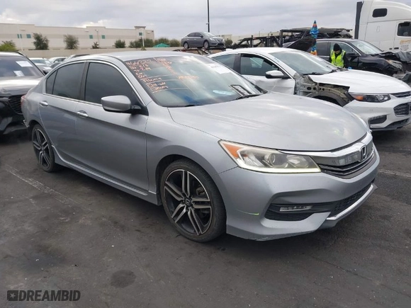 2017 Honda Accord Sedan Sport with VIN 1HGCR2F5XHA196750, listed as a IAAI auction lot 41545970 with NaN miles. Bid and sale history available at carsss.com. Image 14.