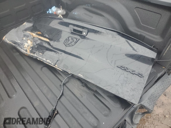 2018 Ram 1500 Express with VIN 1C6RR7FT8JS277905, listed as a Copart auction lot 57579305 with 76,450 mi miles and Salvage title. Bid and sale history available at DreamBid. Image 12.
