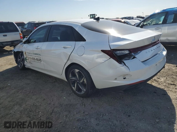 2023 Hyundai Elantra SEL with VIN 5NPLS4AG3PH097749, listed as a Copart auction lot 49649665 with 142,871 mi miles and Salvage Title. Bid and sale history available at DreamBid. Image 2.