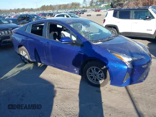 2018 Toyota Prius Two with VIN JTDKARFU8J3553466, listed as a IAAI auction lot 41256883 with 54,386 mi miles. Bid and sale history available at carsss.com. Image 1.