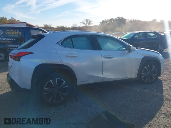 2019 Lexus UX 250h with VIN JTHU9JBH8K2004190, listed as a IAAI auction lot 40701904 with 76,805 mi miles and . Bid and sale history available at DreamBid. Image 14.