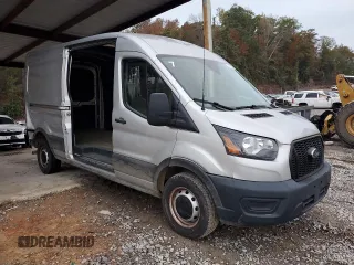 2021 Ford Transit Cargo with VIN 1FTBR1C82MKA48437, listed as a Copart auction lot 79641154 with 31,464 mi miles and Clean Title. Bid and sale history available at DreamBid. Image 4.