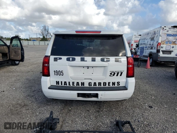 2019 Chevrolet Tahoe Commercial z VIN 1GNLCDEC4KR286262, wystawiony jako Copart lot #80098354 z przebiegiem 36 983 mil mil oraz Nie do naprawy • Non repairable. Historia ofert i sprzedaży dostępna na DreamBid. Obrazek 6.