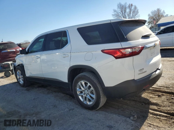 2020 Chevrolet Traverse LS with VIN 1GNERFKW8LJ149343, listed as a Copart auction lot 83079664 with 115,352 mi miles and Salvage Title. Bid and sale history available at carsss.com. Image 2.