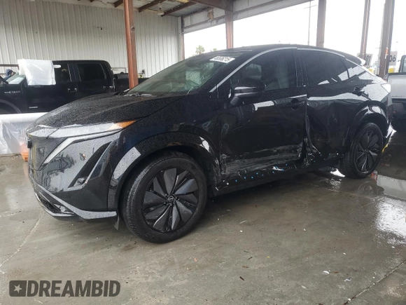 2024 Nissan ARIYA Engage z VIN JN1AF0BAXRM436372, wystawiony jako Copart lot #46506215 z przebiegiem 2 822 mil mil oraz Nie do naprawy • Non repairable. Historia ofert i sprzedaży dostępna na DreamBid. Obrazek 1.