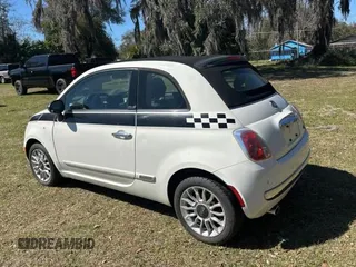 2012 FIAT 500 Gucci with VIN 3C3CFFER4CT347767, listed as a Copart auction lot 48537655 with 78,009 mi miles and Clean Title. Bid and sale history available at carsss.com. Image 3.
