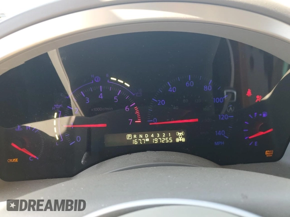 2005 Infiniti QX56 with VIN 5N3AA08C25N805477, listed as a Copart auction lot 74199494 with 197,255 mi miles and Salvage Title. Bid and sale history available at carsss.com. Image 9.