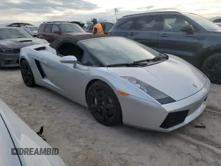 2007 Lamborghini Gallardo z VIN ZHWGU22T57LA05137, wystawiony jako Copart lot #76275354 z przebiegiem Nie podano mil oraz Szkody całkowita. Historia ofert i sprzedaży dostępna na DreamBid. Obrazek 4.