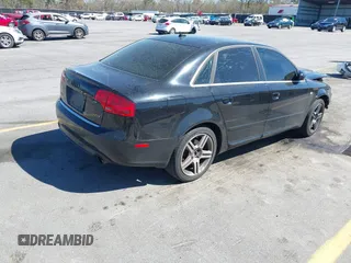 2008 Audi A4 2.0T with VIN WAUAF78EX8A017337, listed as a IAAI auction lot 41826061 with 272,990 mi miles. Bid and sale history available at carsss.com. Image 4.