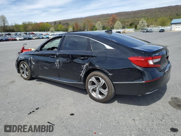 2018 Honda Accord EX-L z VIN 1HGCV1F50JA089735, wystawiony jako Copart lot #53943425 z przebiegiem 128 549 mil mil oraz Szkoda całkowita • Salvage title. Historia ofert i sprzedaży dostępna na DreamBid. Obrazek 2.