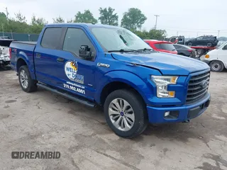 2017 Ford F-150 XL with VIN 1FTEW1EP2HFC00290, listed as a IAAI auction lot 42390498 with 136,065 mi miles and . Bid and sale history available at DreamBid. Image 1.