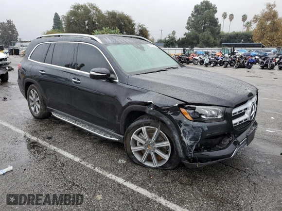 2020 Mercedes-Benz GLS 450 with VIN 4JGFF5KE5LA137234, listed as a Copart auction lot 80938553 with 25,658 mi miles and . Bid and sale history available at DreamBid. Image 4.