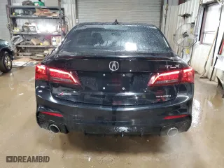 2018 Acura TLX w/A-SPEC Pkg with VIN 19UUB3F65JA006303, listed as a Copart auction lot 47532035 with 38,680 mi miles and Salvage Title. Bid and sale history available at carsss.com. Image 6.