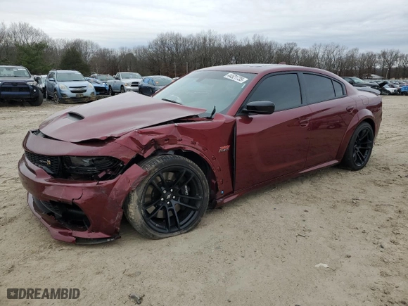 2023 Dodge Charger Scat Pack Widebody with VIN 2C3CDXGJ0PH616090, listed as a Copart auction lot 44521735 with 10429 miles and Salvage Title. Bid and sale history available at carsss.com. Image 1.