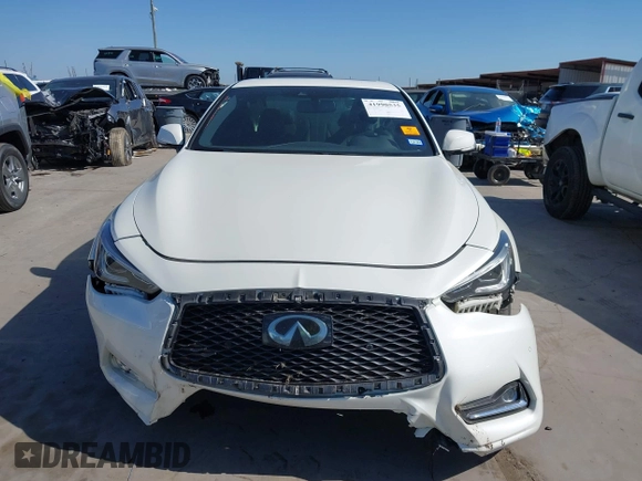 2018 Infiniti Q60 Sport with VIN JN1EV7EK5JM341188, listed as a IAAI auction lot 41990535 with 52,640 mi miles and . Bid and sale history available at DreamBid. Image 12.