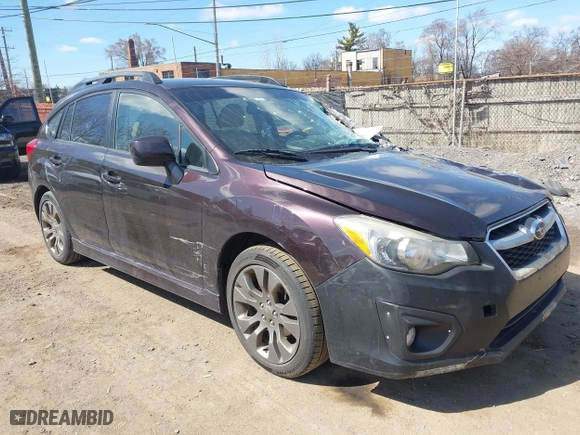 2013 Subaru Impreza Wagon 2.0i Sport Premium with VIN JF1GPAL60D2899622, listed as a IAAI auction lot 41875615 with 116,436 mi miles. Bid and sale history available at carsss.com. Image 1.