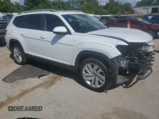 2021 Volkswagen Atlas SEL with VIN 1V2BR2CA0MC547867, listed as a Copart auction lot 62005795 with 64,263 mi miles and Clean title. Bid and sale history available at DreamBid. Image 4.