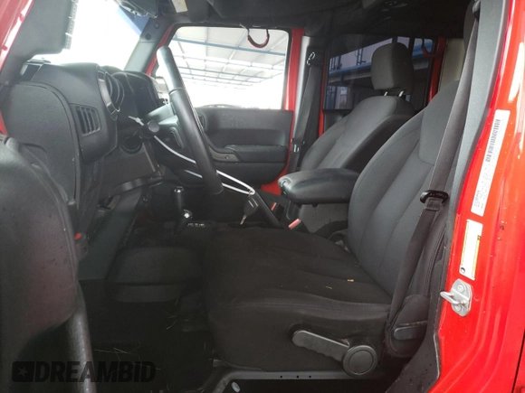 2018 Jeep Wrangler JK Unlimited Sport S with VIN 1C4HJWDG0JL897721, listed as a Copart auction lot 82472104 with 0 mi miles and Salvage Title. Bid and sale history available at carsss.com. Image 7.