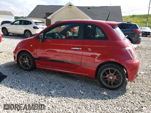2015 FIAT 500 Abarth with VIN 3C3CFFFH6FT590412, listed as a Copart auction lot 62235855 with 67,892 mi miles and Clean title. Bid and sale history available at DreamBid. Image 2.