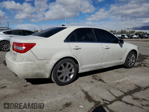 2008 Lincoln MKZ with VIN 3LNHM28T48R610461, listed as a Copart auction lot 48172705 with 169,389 mi miles and Salvage Title. Bid and sale history available at DreamBid. Image 3.