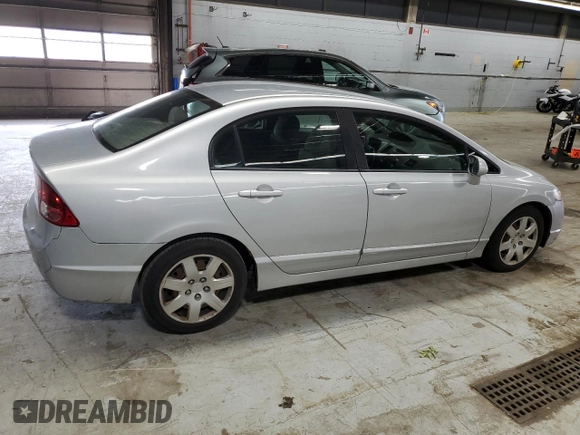 2008 Honda Civic LX z VIN 1HGFA16568L002587, wystawiony jako Copart lot #60371515 z przebiegiem 192 191 mil mil oraz Czysty tytuł • Clean title. Historia ofert i sprzedaży dostępna na DreamBid. Obrazek 3.