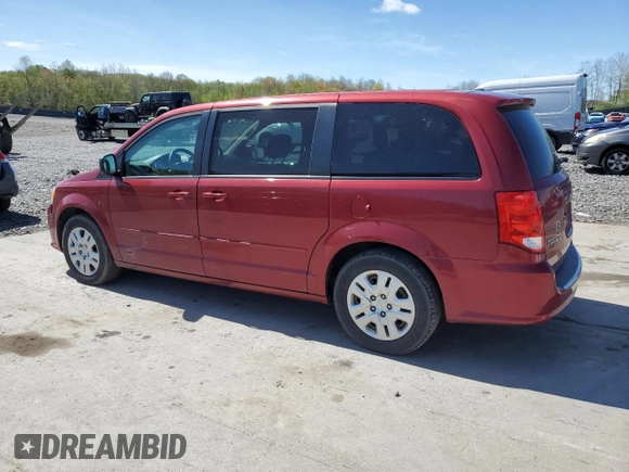 2015 Dodge Grand Caravan SE with VIN 2C4RDGBG6FR569383, listed as a Copart auction lot 55075745 with 45,474 mi miles and Salvage Title. Bid and sale history available at DreamBid. Image 2.