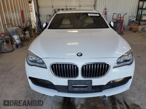 2014 BMW 7 Series ALPINA B7 with VIN WBAYE8C57ED780697, listed as a Copart auction lot 81614434 with 52,214 mi miles and Salvage Title. Bid and sale history available at carsss.com. Image 5.