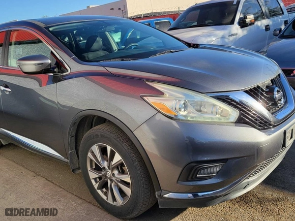 2016 Nissan Murano Platinum with VIN 5N1AZ2MG7GN161421, listed as a Copart auction lot 49360915 with 80,428 mi miles and Clean Title. Bid and sale history available at carsss.com. Image 1.