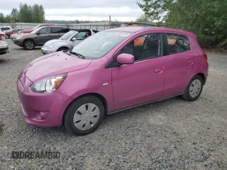2015 Mitsubishi Mirage DE z VIN ML32A3HJXFH035145, wystawiony jako Copart lot #59544145 z przebiegiem 84 333 mil mil oraz Szkoda całkowita • Salvage title. Historia ofert i sprzedaży dostępna na DreamBid. Obrazek 1.