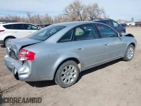 1999 Audi A6 with VIN WAUBA34BXXN017532, listed as a IAAI auction lot 41787556 with 103,439 mi miles. Bid and sale history available at carsss.com. Image 4.