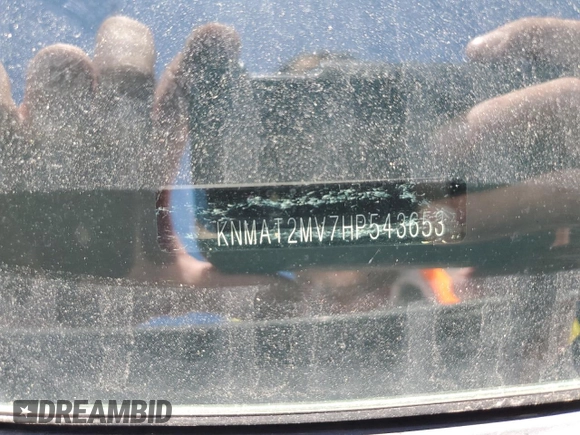 2017 Nissan Rogue SV с VIN KNMAT2MV7HP543653, выставлен на аукционе Copart как лот 54746125 с пробегом 184 086 миль миль и Списание • Salvage title. История ставок и продаж доступна на DreamBid. Изображение 13.