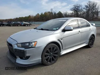 2011 Mitsubishi Lancer GTS with VIN JA32U8FW2BU039819, listed as a Copart auction lot 50185015 with 114,245 mi miles and Salvage Title. Bid and sale history available at carsss.com. Image 1.